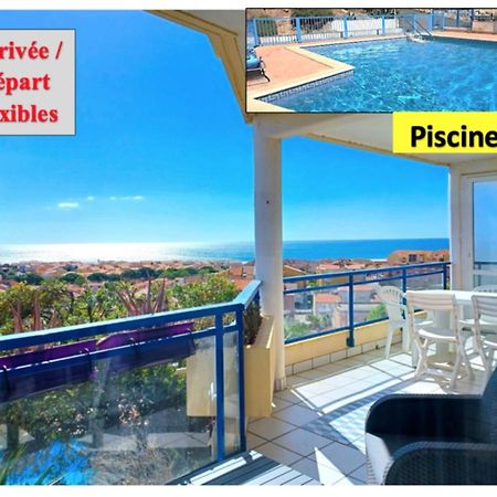 Plain-Pied, Terrasse, Piscine, Pleine Vue Mer, Plage A 6' A Pied, Parking, Wifi 弗勒里 外观 照片