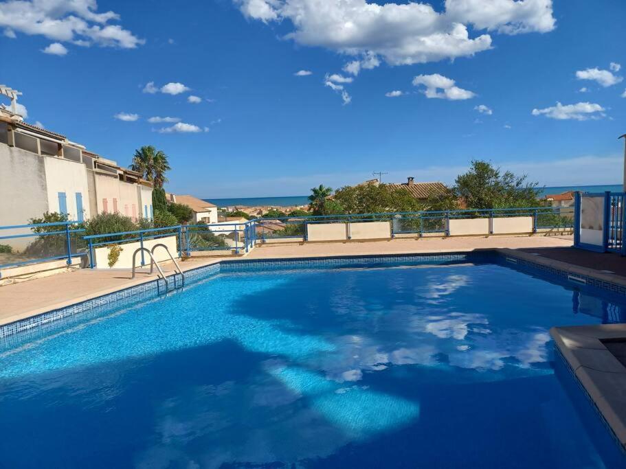 Plain-Pied, Terrasse, Piscine, Pleine Vue Mer, Plage A 6' A Pied, Parking, Wifi 弗勒里 外观 照片