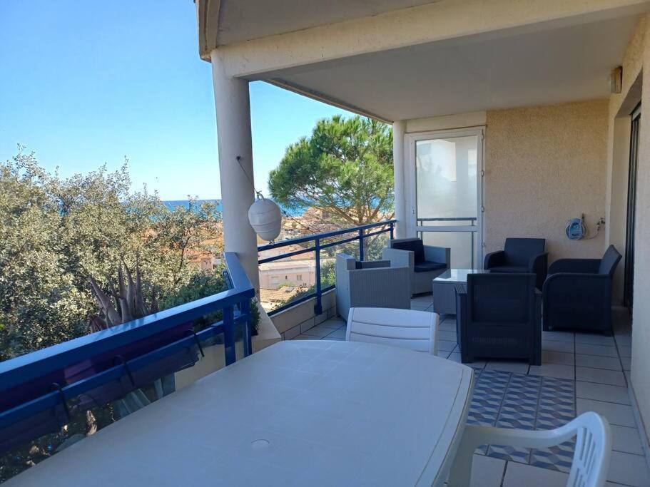 Plain-Pied, Terrasse, Piscine, Pleine Vue Mer, Plage A 6' A Pied, Parking, Wifi 弗勒里 外观 照片