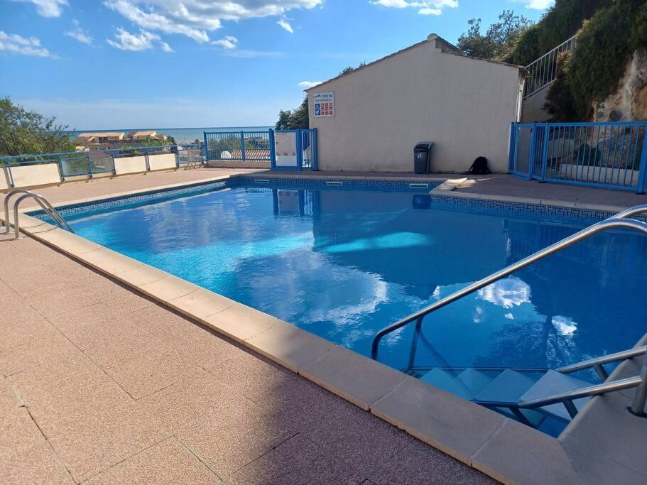 Plain-Pied, Terrasse, Piscine, Pleine Vue Mer, Plage A 6' A Pied, Parking, Wifi 弗勒里 外观 照片