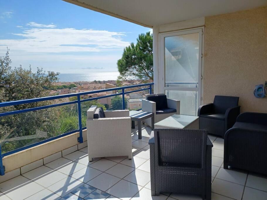 Plain-Pied, Terrasse, Piscine, Pleine Vue Mer, Plage A 6' A Pied, Parking, Wifi 弗勒里 外观 照片