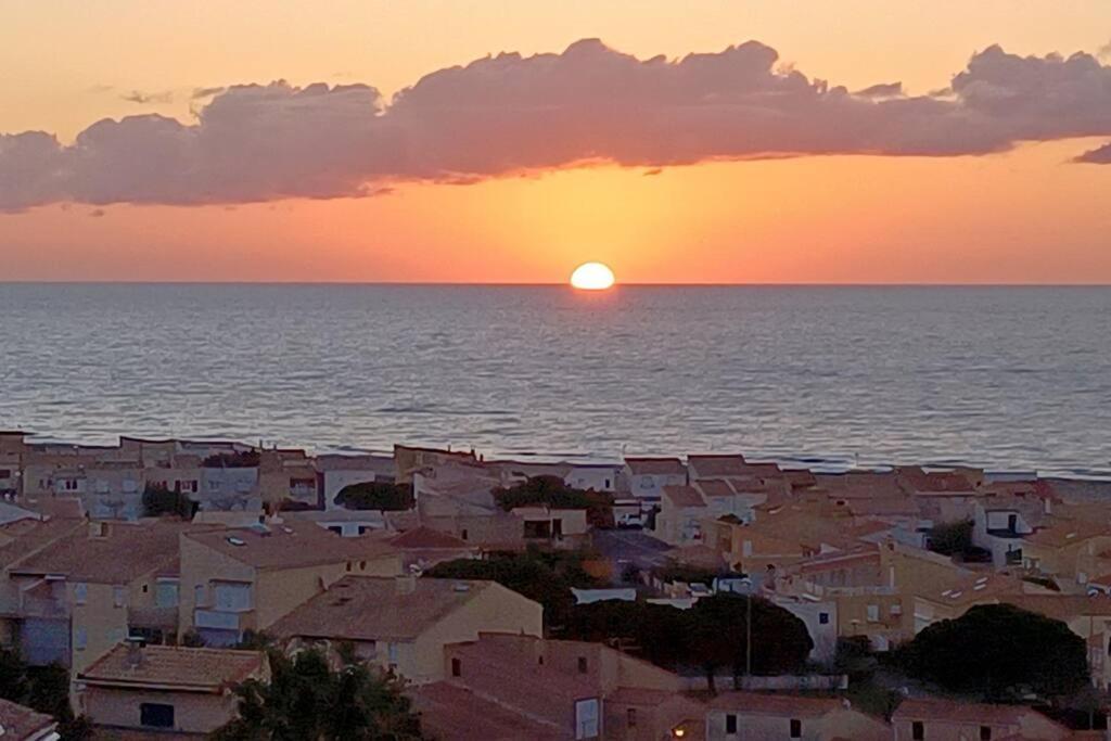 Plain-Pied, Terrasse, Piscine, Pleine Vue Mer, Plage A 6' A Pied, Parking, Wifi 弗勒里 外观 照片